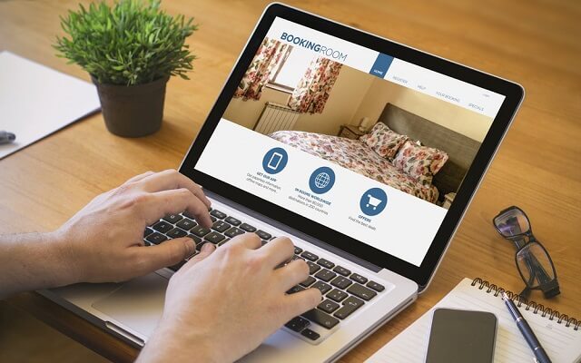 Online-Buchung von Hotels